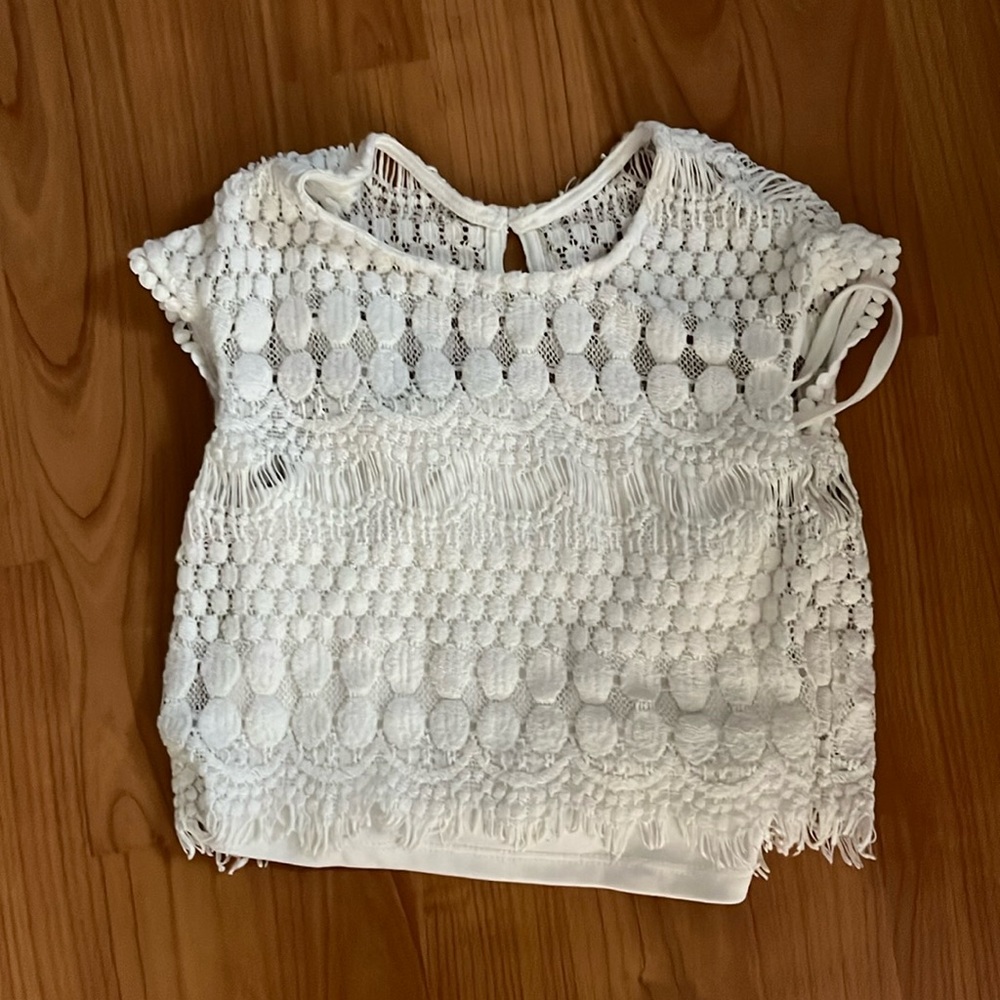 Worn once Maddie Sz Sm shirt with under shirt attached